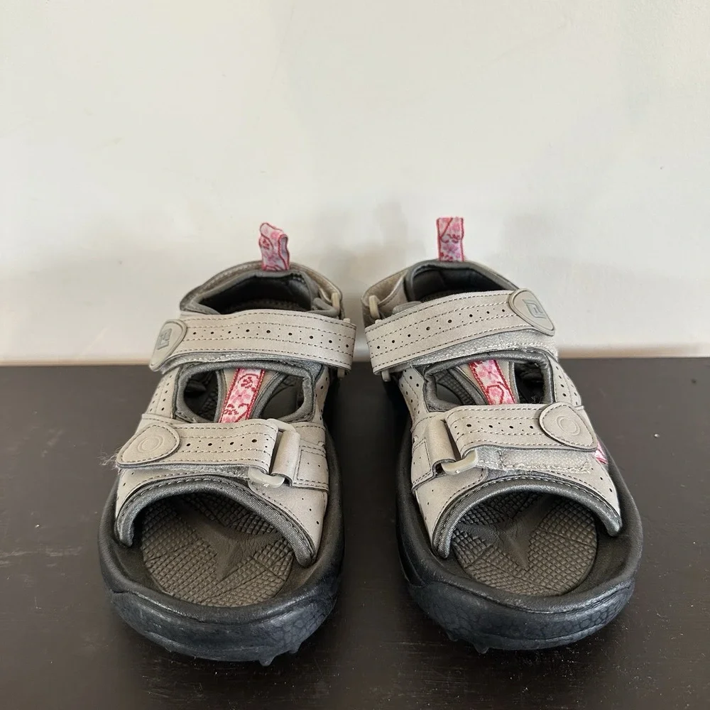 New FootJoy Golf Sandals Shoes Size 5M Tan Leather Spiked Softspikes 48470